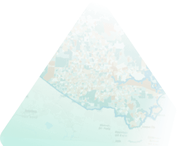 Decorative background triangle